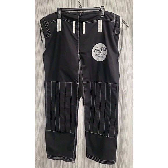 Size A3 BJJ Brazilian Jiu-Jitsu Gi MMA (uniform) Black White Trim w/ Travel Bag - Picture 5 of 13